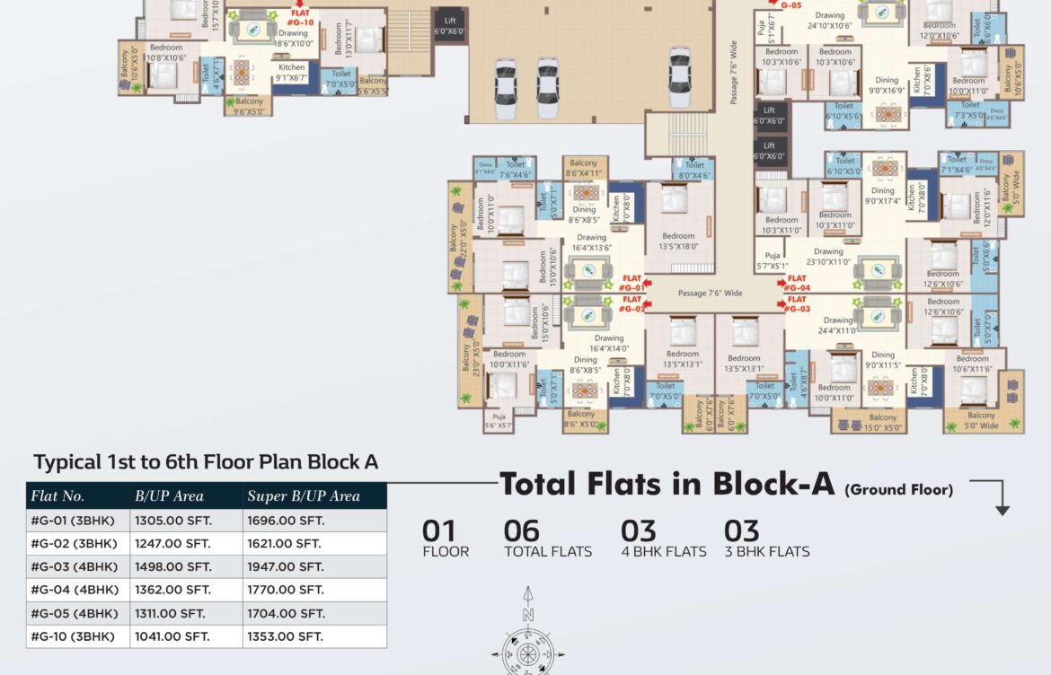 Block A – Ground Floor